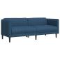 Preview: Sofa 2-Sitzer Blau Stoff