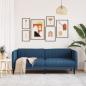 Preview: Sofa 2-Sitzer Blau Stoff