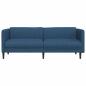 Preview: Sofa 2-Sitzer Blau Stoff