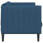 Preview: Sofa 2-Sitzer Blau Stoff