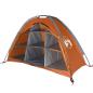 Preview: Camping-Organizer-Zelt 9 Fächer Grau Orange Wasserdicht