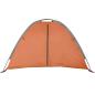 Preview: Camping-Organizer-Zelt 9 Fächer Grau Orange Wasserdicht