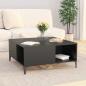 Preview: Couchtisch Schwarz 80x80x36,5 cm Holzwerkstoff