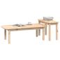 Preview: 2-tlg. Couchtisch-Set Massivholz Kiefer