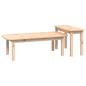 Preview: 2-tlg. Couchtisch-Set Massivholz Kiefer