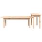 Preview: 2-tlg. Couchtisch-Set Massivholz Kiefer