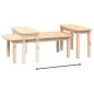 Preview: 2-tlg. Couchtisch-Set Massivholz Kiefer