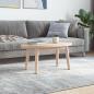 Preview: Tischplatte 60x30x2,5 cm Massivholz Kiefer Oval