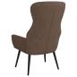 Preview: Relaxsessel mit Hocker Taupe Stoff