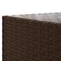 Preview: 10-tlg. Garten-Sofagarnitur mit Kissen Braun Poly Rattan