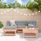 Preview: ARDEBO.de - 5-tlg. Garten-Lounge-Set Massivholz Douglasie