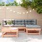 Preview: ARDEBO.de - 5-tlg. Garten-Lounge-Set Massivholz Douglasie