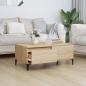 Preview: Couchtisch Sonoma-Eiche 90x50x36,5 cm Holzwerkstoff