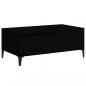 Preview: Couchtisch Schwarz 90x50x36,5 cm Holzwerkstoff