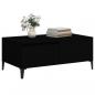 Preview: Couchtisch Schwarz 90x50x36,5 cm Holzwerkstoff