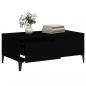 Preview: Couchtisch Schwarz 90x50x36,5 cm Holzwerkstoff