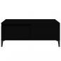 Preview: Couchtisch Schwarz 90x50x36,5 cm Holzwerkstoff