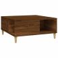 Preview: Couchtisch Braun Eichen-Optik 80x80x36,5 cm Holzwerkstoff