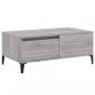 Preview: Couchtisch Grau Sonoma 90x50x36,5 cm Holzwerkstoff