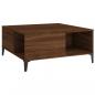 Preview: Couchtisch Braun Eichen-Optik 80x80x36,5 cm Holzwerkstoff