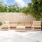 Preview: ARDEBO.de - 8-tlg. Garten-Lounge-Set Massivholz Kiefer