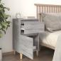 Preview: Nachttische 2 Stk. Grau Sonoma 40x35x70 cm