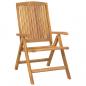 Preview: 5-tlg. Garten-Lounge-Set Massivholz Teak 