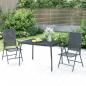 Preview: ARDEBO.de - Gartentisch Anthrazit 110x80x72 cm Stahlgitter