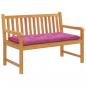 Preview: Gartenbank-Auflage Rosa 100x50x7 cm Oxford-Gewebe