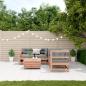 Preview: ARDEBO.de - 5-tlg. Garten-Lounge-Set mit Kissen Massivholz Douglasie