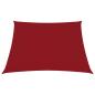 Preview: Sonnensegel Oxford-Gewebe Quadratisch 5x5 m Rot