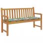 Preview: Gartenbank-Auflage Mehrfarbig 180x50x7 cm Oxford-Gewebe