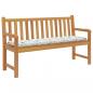 Preview: Gartenbank-Auflage Blattmuster 180x50x7 cm Oxford-Gewebe