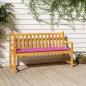 Preview: ARDEBO.de - Gartenbank-Auflage Rosa 180x50x7 cm Oxford-Gewebe