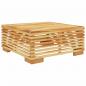 Preview: 9-tlg. Garten-Lounge-Set mit Kissen Massivholz Teak