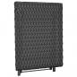 Preview: Klapptisch Schwarz 45x35x32 cm Poly Rattan