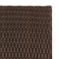 Preview: Klapptisch Braun 45x35x32 cm Poly Rattan