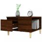 Preview: Couchtisch Braun Eichen-Optik 55x55x36,5 cm Holzwerkstoff