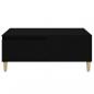 Preview: Couchtisch Schwarz 90x50x36,5 cm Holzwerkstoff