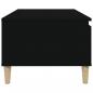 Preview: Couchtisch Schwarz 90x50x36,5 cm Holzwerkstoff