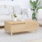 Preview: ARDEBO.de - Couchtisch Sonoma-Eiche 90x50x36,5 cm Holzwerkstoff