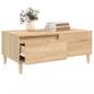 Preview: Couchtisch Sonoma-Eiche 90x50x36,5 cm Holzwerkstoff