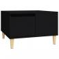 Preview: Couchtisch Schwarz 55x55x36,5 cm Holzwerkstoff