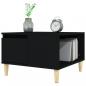 Preview: Couchtisch Schwarz 55x55x36,5 cm Holzwerkstoff