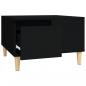 Preview: Couchtisch Schwarz 55x55x36,5 cm Holzwerkstoff