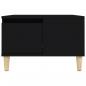 Preview: Couchtisch Schwarz 55x55x36,5 cm Holzwerkstoff