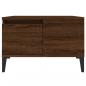 Preview: Couchtisch Braun Eichen-Optik 55x55x36,5 cm Holzwerkstoff