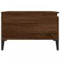 Preview: Couchtisch Braun Eichen-Optik 55x55x36,5 cm Holzwerkstoff