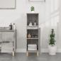 Preview: Badschrank Grau Sonoma 30x30x100 cm Holzwerkstoff