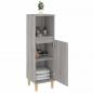 Preview: Badschrank Grau Sonoma 30x30x100 cm Holzwerkstoff